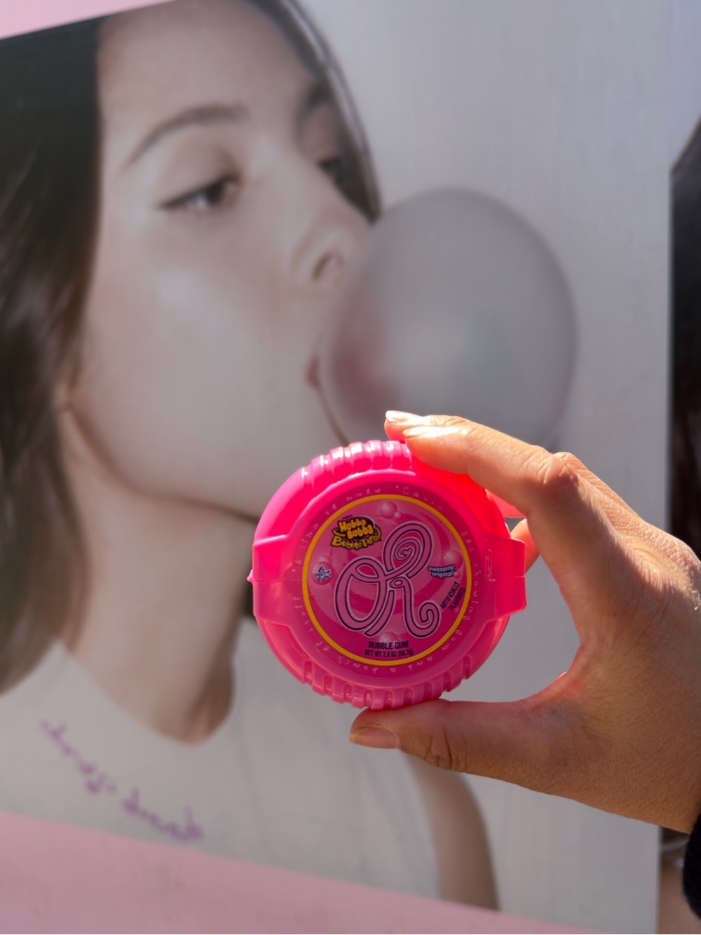 Olivia Rodrigo Hubba Bubba Bubble Gum Bubble Tape